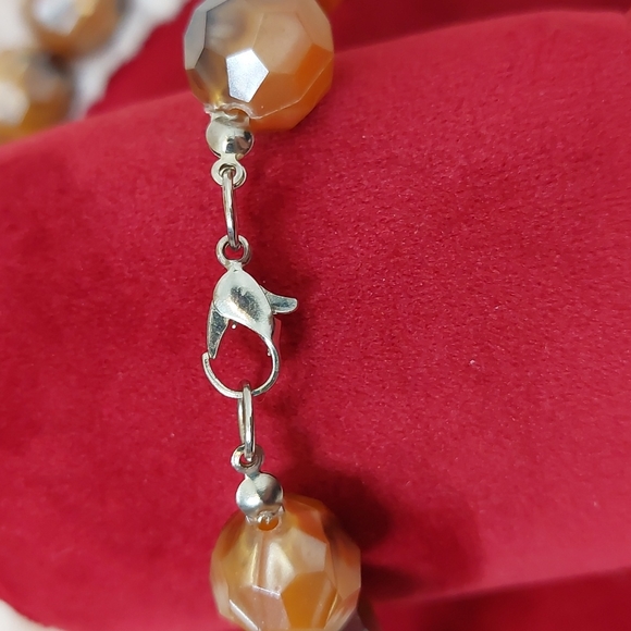 QVC faceted bead necklace, 38" long - Picture 5 of 5